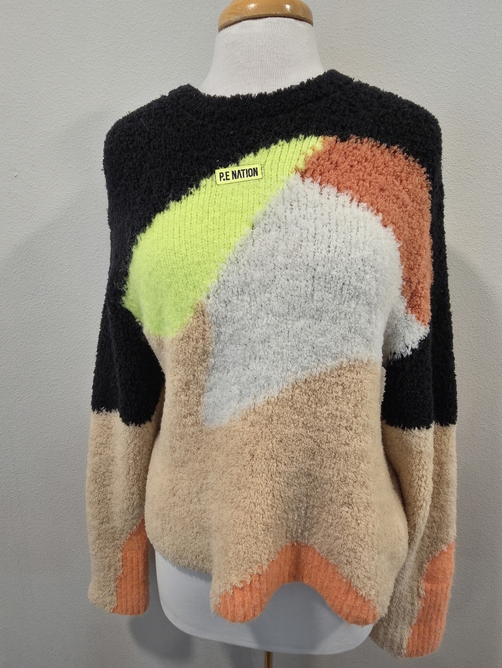 PE Nation Direction Knit Wool Mohair Blend Sweater - Picture 4 of 7
